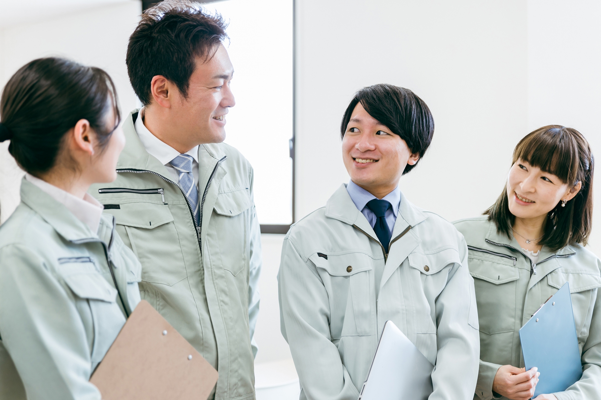 一緒に楽しく元気に働きましょう！